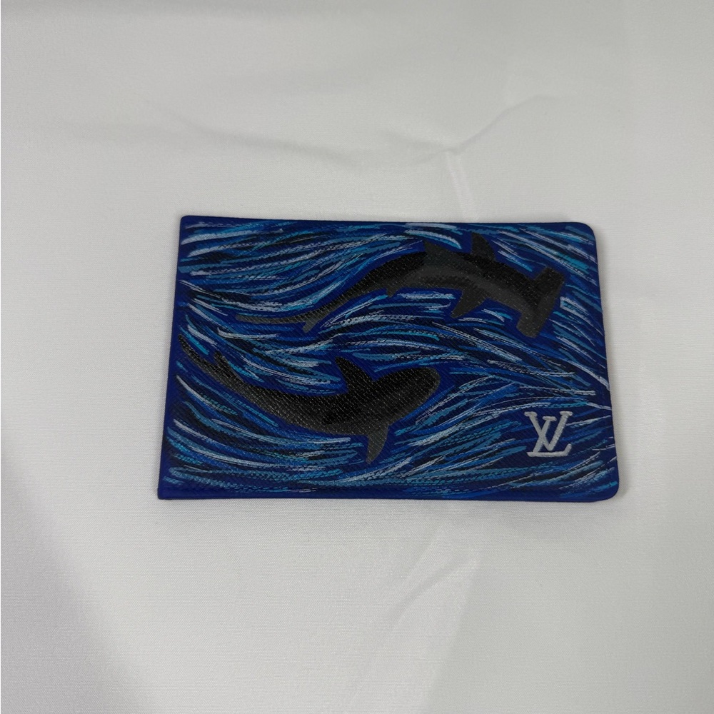 Louis Vuitton Ocean Wave Shark card holder